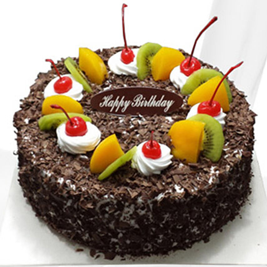 Chocolate Cream Fruit Cake: Send Cakes to China