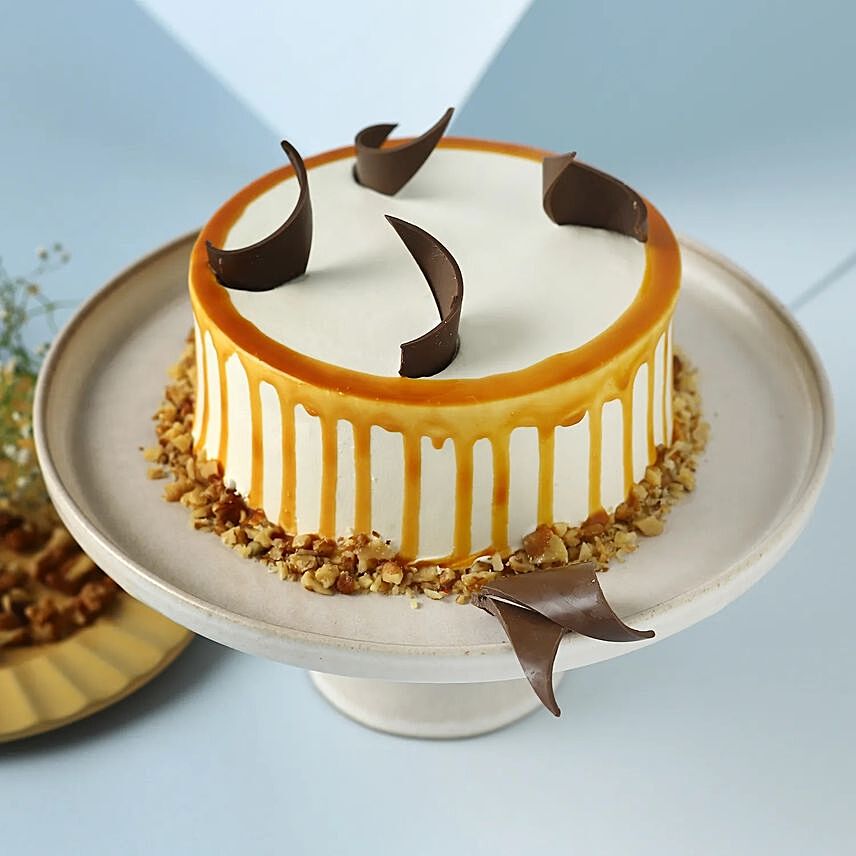 Heavenly Caramel Cream Cake:  Cake Delivery In India