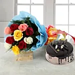 Rose Repose Combo Eggless