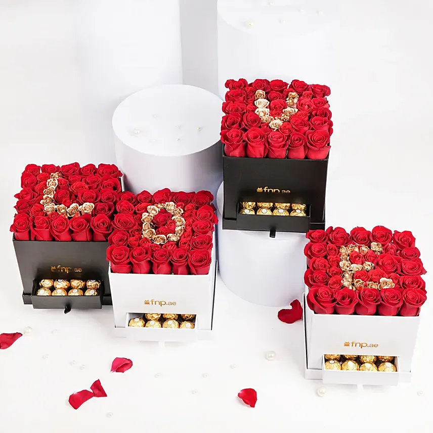 4 Letter Expression with Roses: Gifts to Amman