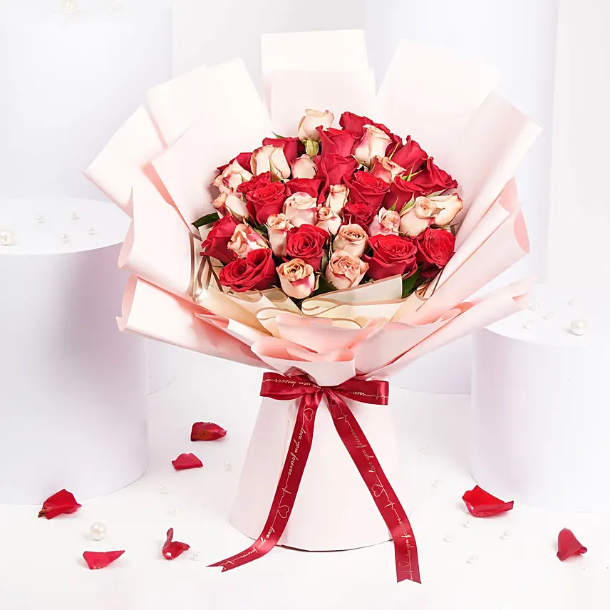 36 Roses Splendid Bouquet: Valentines Gifts Delivery in Jordan