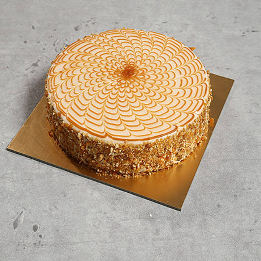 1Kg Yummy Butterscotch Cake KT: Cake Delivery in Kuwait