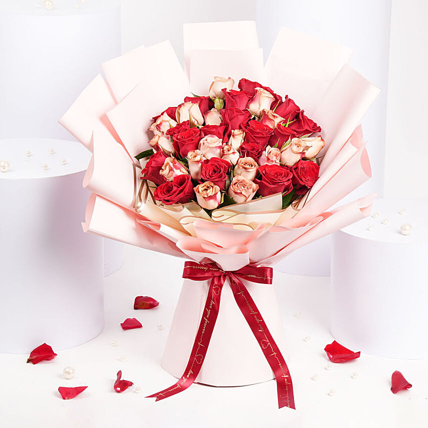 36 Roses Splendid Bouquet: Send Valentines Day Gifts to Kuwait