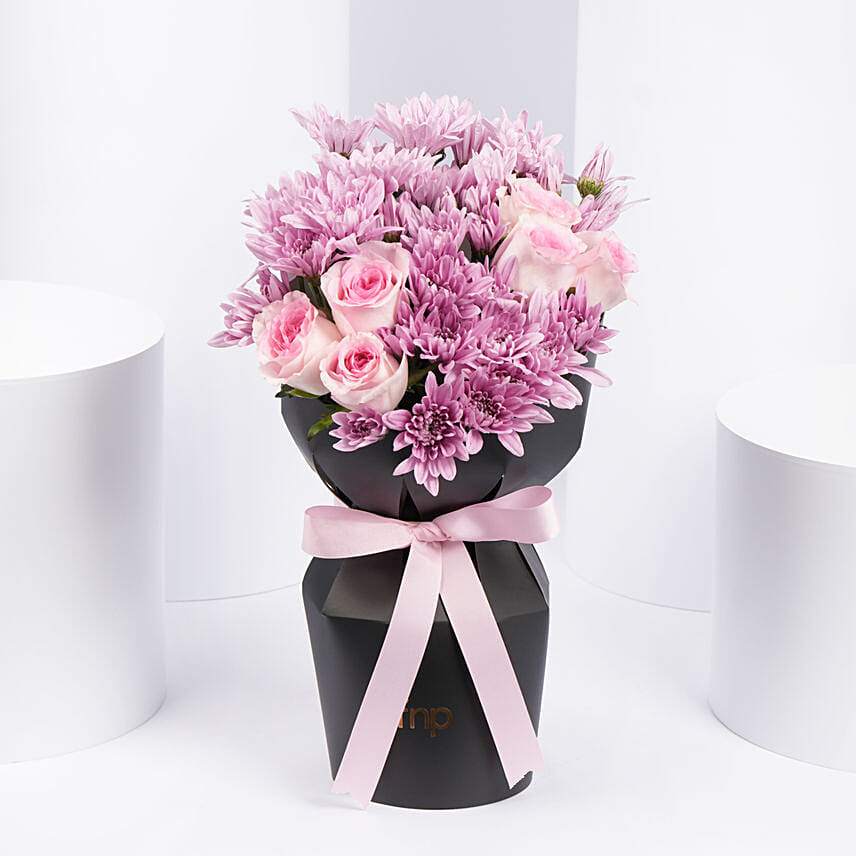 Rose And Chrysanthemum Ensemble: Flowers