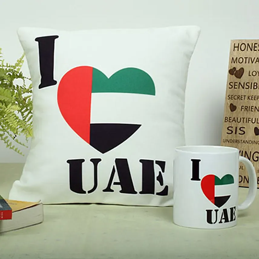 Love For Dubai Combo: Personalised Cushions