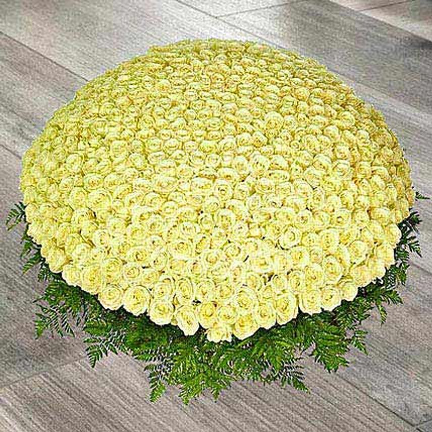 500 White Roses Arrangement: Premium Gifts