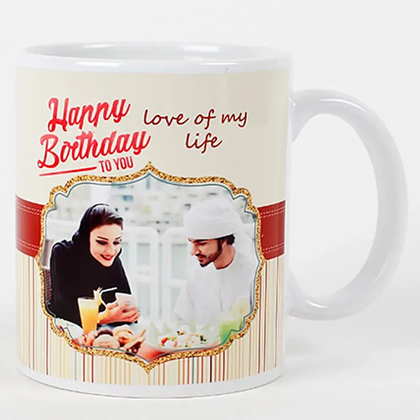 Romantic Birthday Personalized Mug: Drinkware Gifts