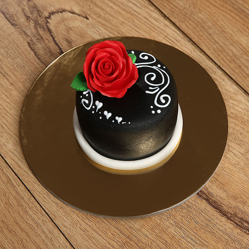 Designer Rose Mono Cake: Gift Ideas for Girls