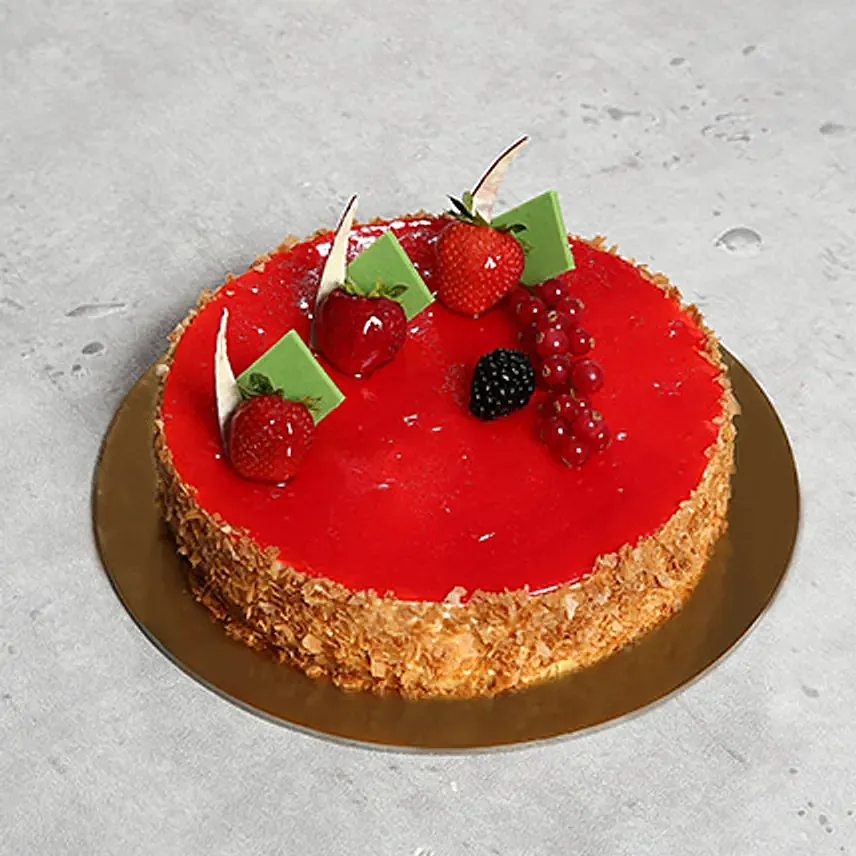 Flavoursome Strawberry Cheesecake: Chocolate Cake 