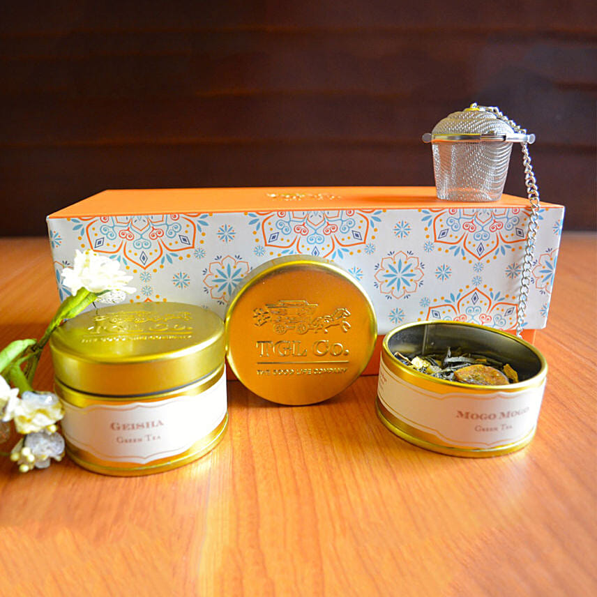 Mogo Mogo and Geisha Flavoured Tea Box: 