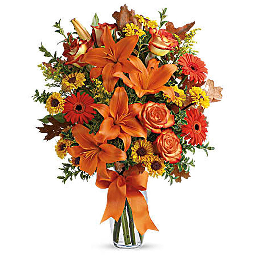 ExquisiteFloral Arrangement: Thanksgiving Day Flowers