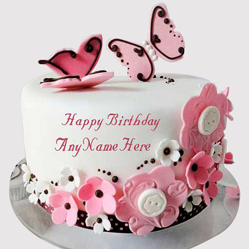 Pink Butterfly Cake: Butterfly Theme Cakes