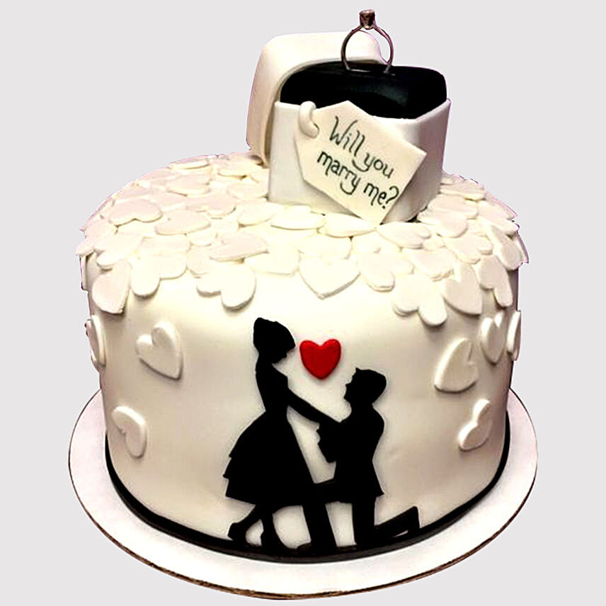 Propose Her Cake: wedding cake 