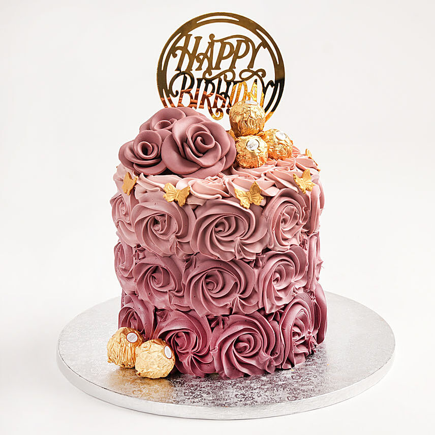 Rosy Birthday Cake: Birthday Cake for Mother