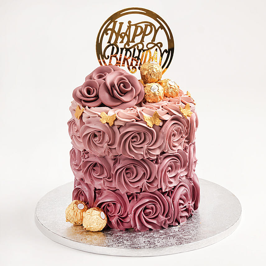 Rosy Birthday Cake: Birthday Cake for Mother