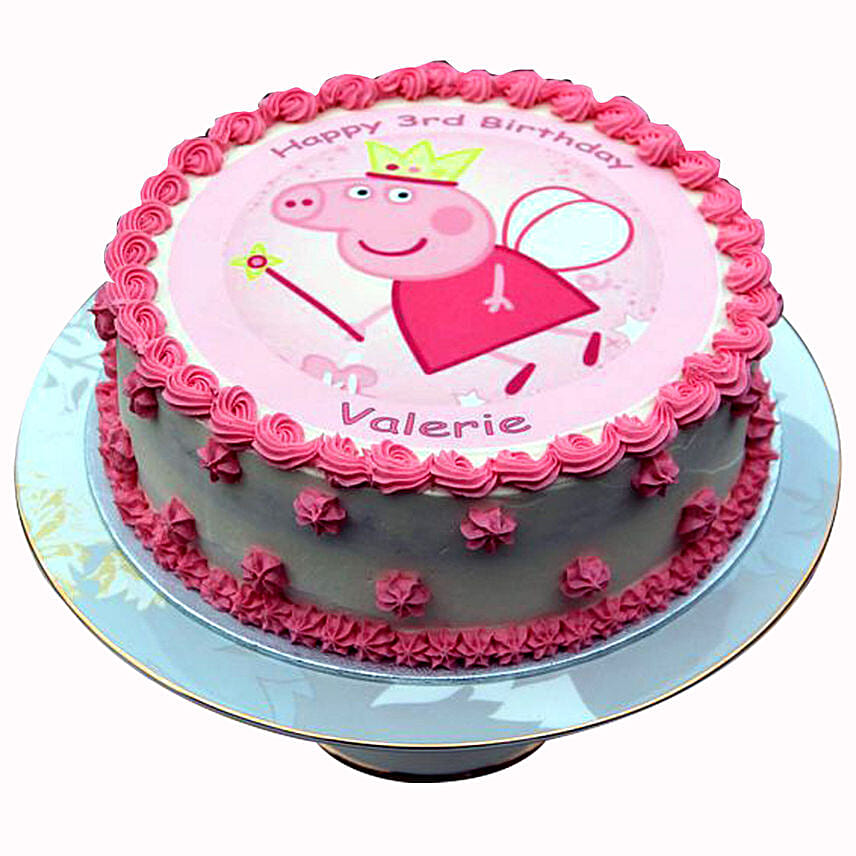 Peppa Pig Cream Cake: 