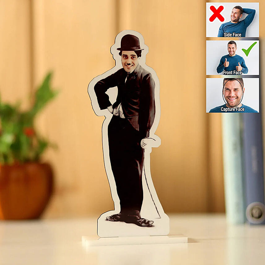Personalised Charlie Chaplin Caricature: 