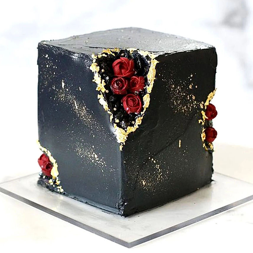 Marble Effect Chocolate Cake 2Kg: Wedding Cake