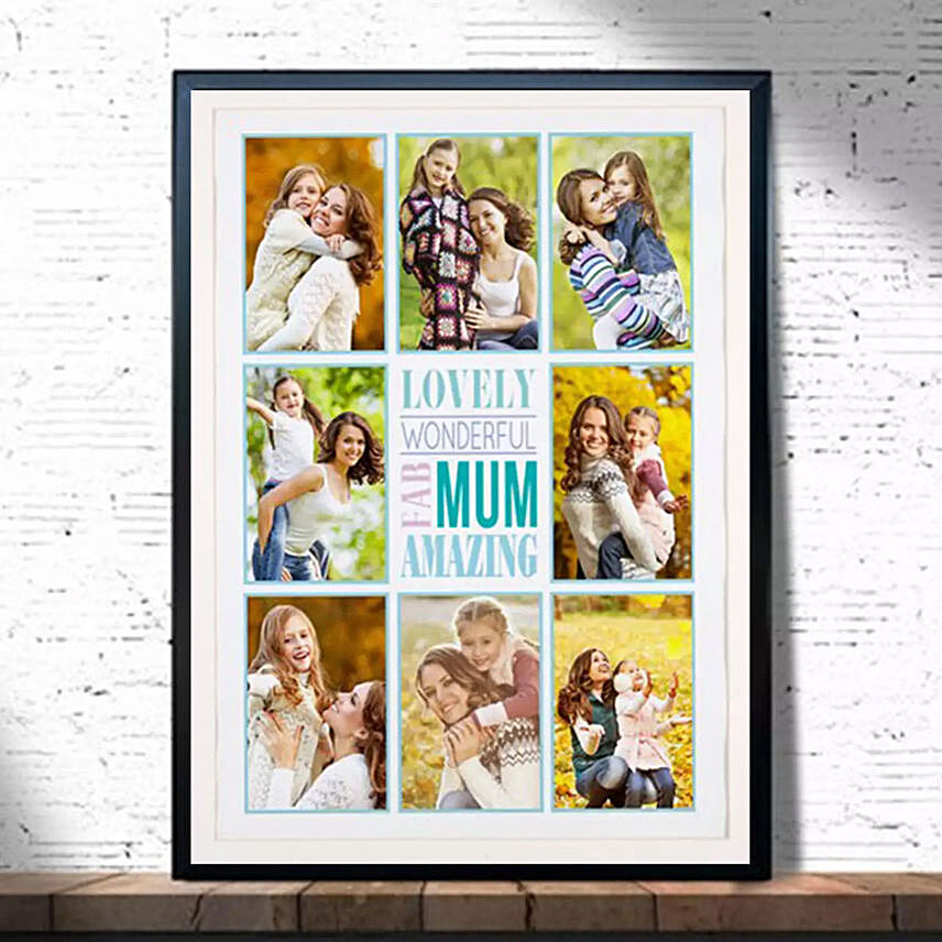 Wonderful Mom Photo Frame: Personalised Mothers Day Gifts