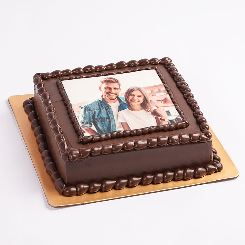 Enticing Love Photo Cake: Personalised Gifts For Birthday