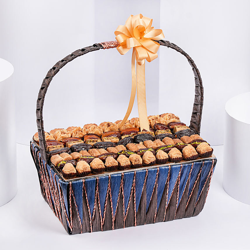 Stuffed Dates and Baklava Basket: Sweets in Ajman
