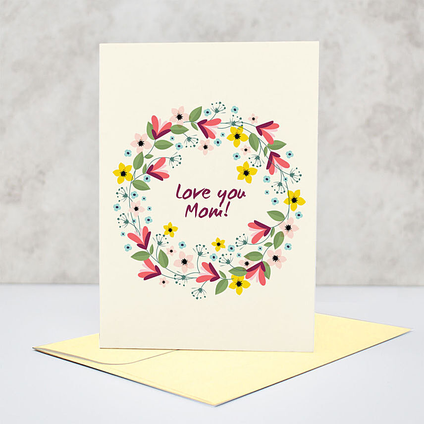 Special Love You Mom Greeting Card: Gifts for Mom
