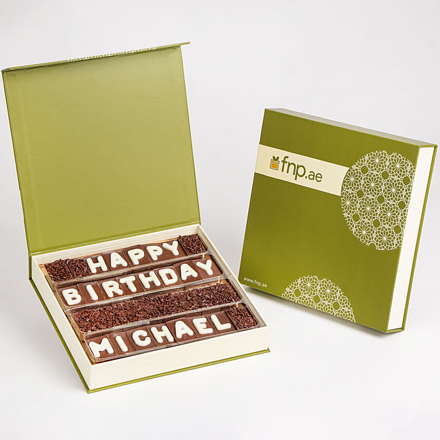 Customized Birthday Chocolate: Birthday Gifts for Kids