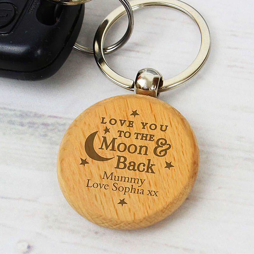 Expression of Love Engraved Keychain: Fashion Lifestyle Gifts