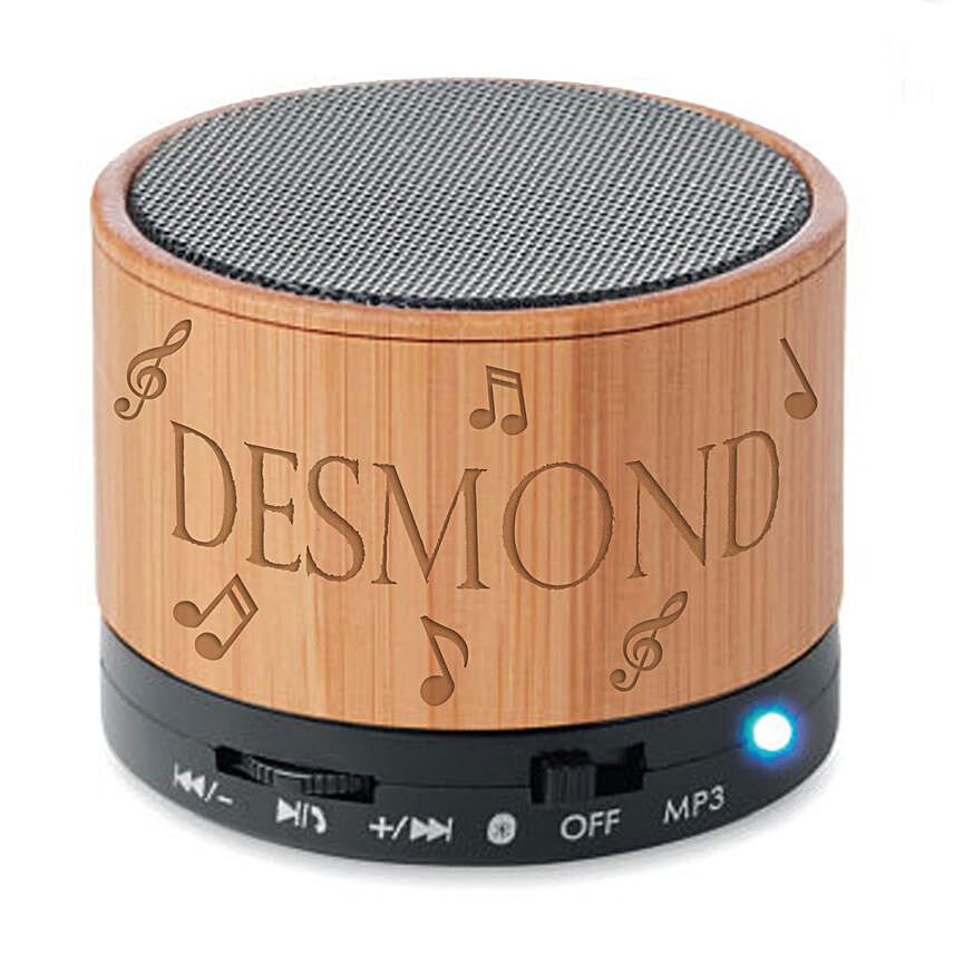 Personalised Engraved Bluetooth Speaker: Gifts for Husband