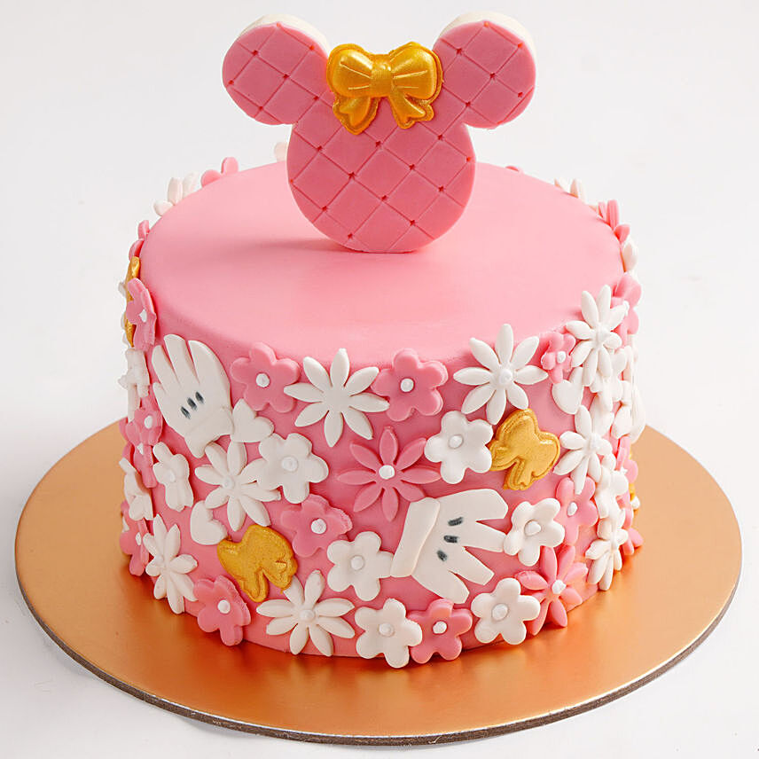 Cute Minnie Mouse First Birthday Cake: Minnie Mouse Cake