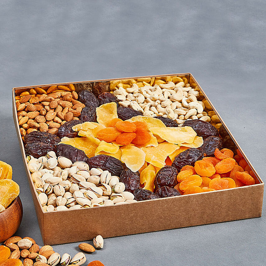Assorted Healthy Delights: Mothers Day Dry fruit Hampers