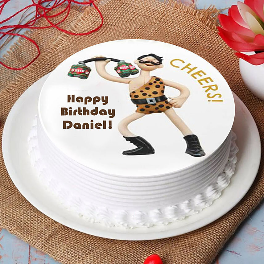 Happy Birthday Designer Cake: Cake Delivery in Al Ain