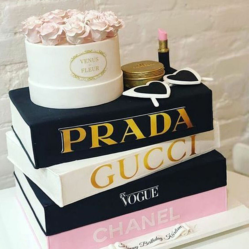 3D Luxurious Brands Cake: Cake for Sister