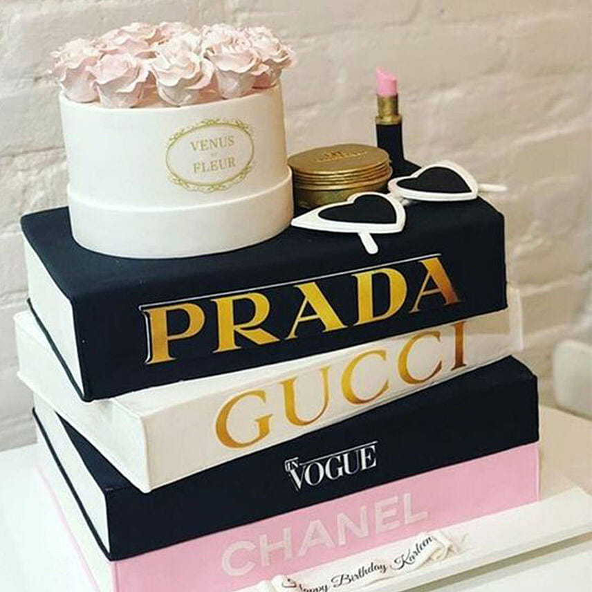 3D Luxurious Brands Cake: Cakes Delivery for Girlfriend