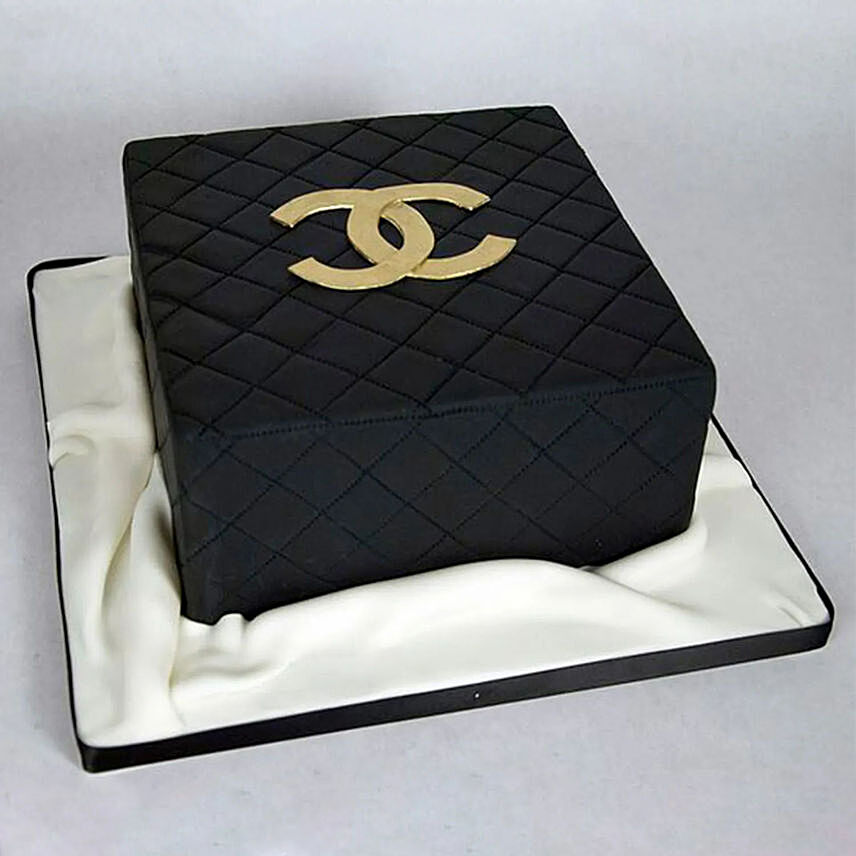 Chanel Designer Cake: 1st Wedding Anniversary Gift