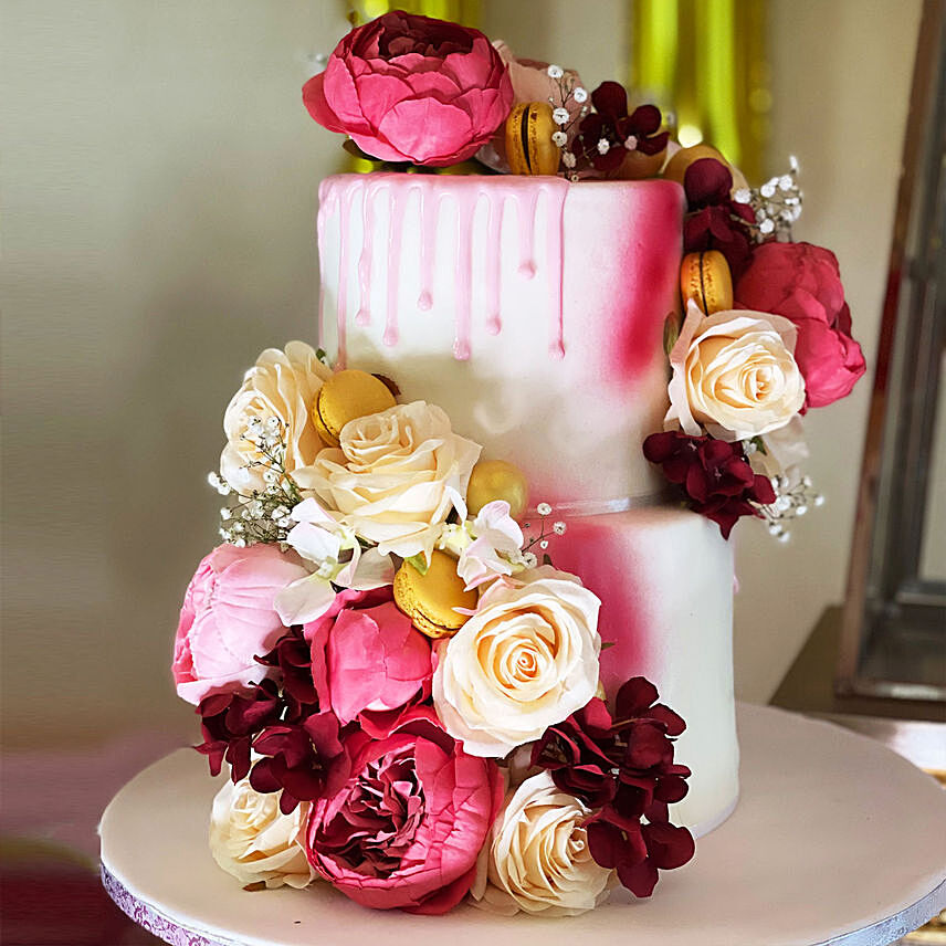 2 Tier Premium Cake: Anniversary Cakes to Fujairah