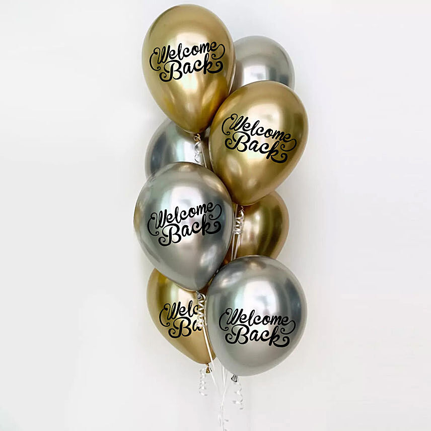 Welcome back Printed balloons: 