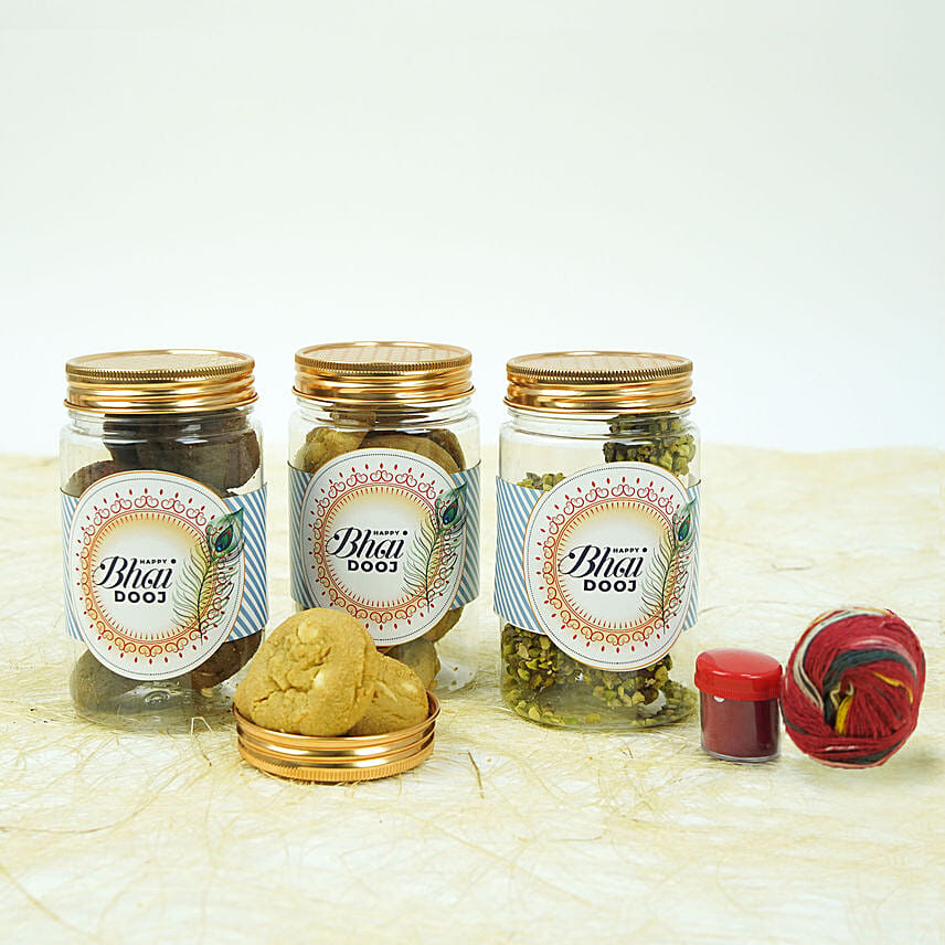 Cookies and Truffles Bhai Dooj Combo: Bhai Dooj Gift Ideas