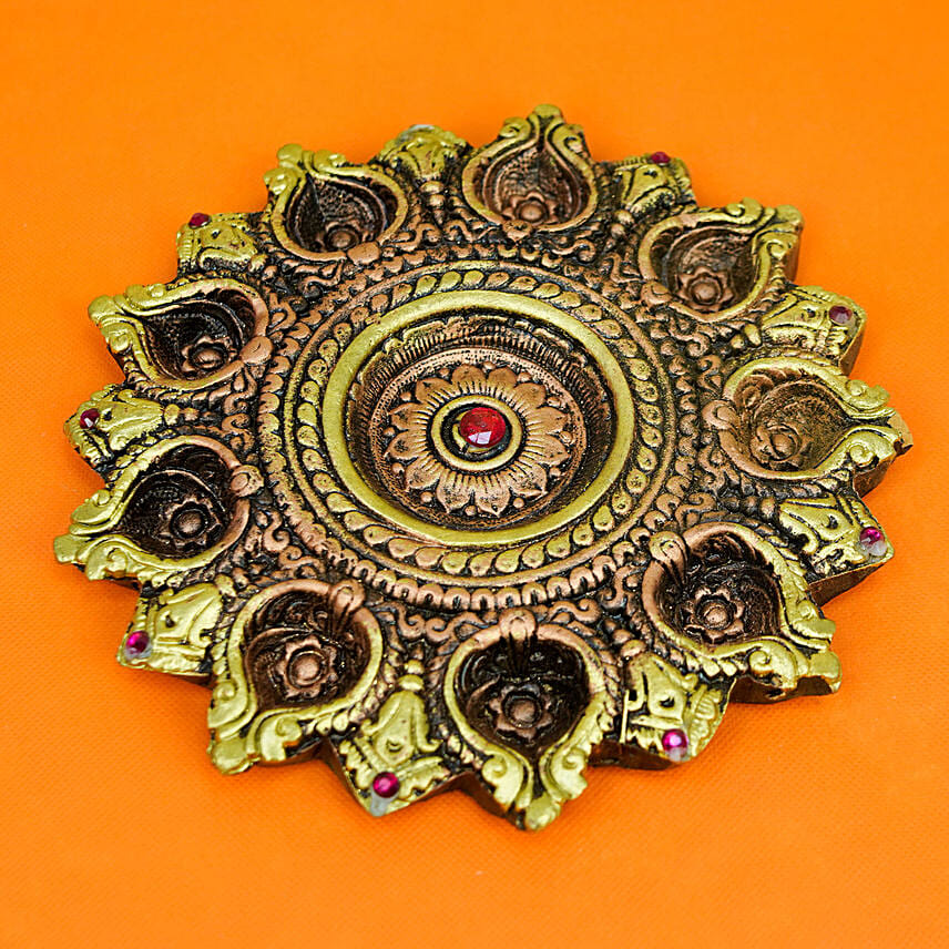 Shubh 9 Diya Thali: Diwali Diya 
