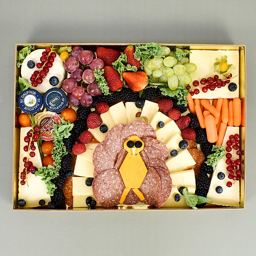 Turkey Face Cheesebox: Thanksgiving Gifts : 1 Hour & Same Day Delivery