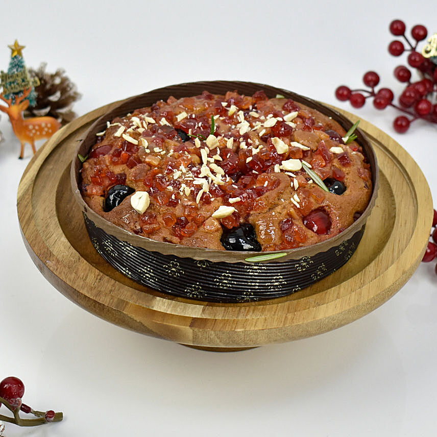 Rich Plum Cake with Fruit n Nuts: Christmas Presents for Parents