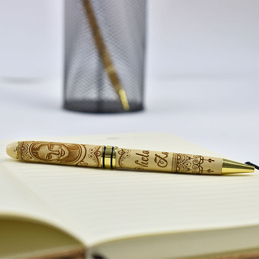 Photo Personalisation Wooden Pen: 