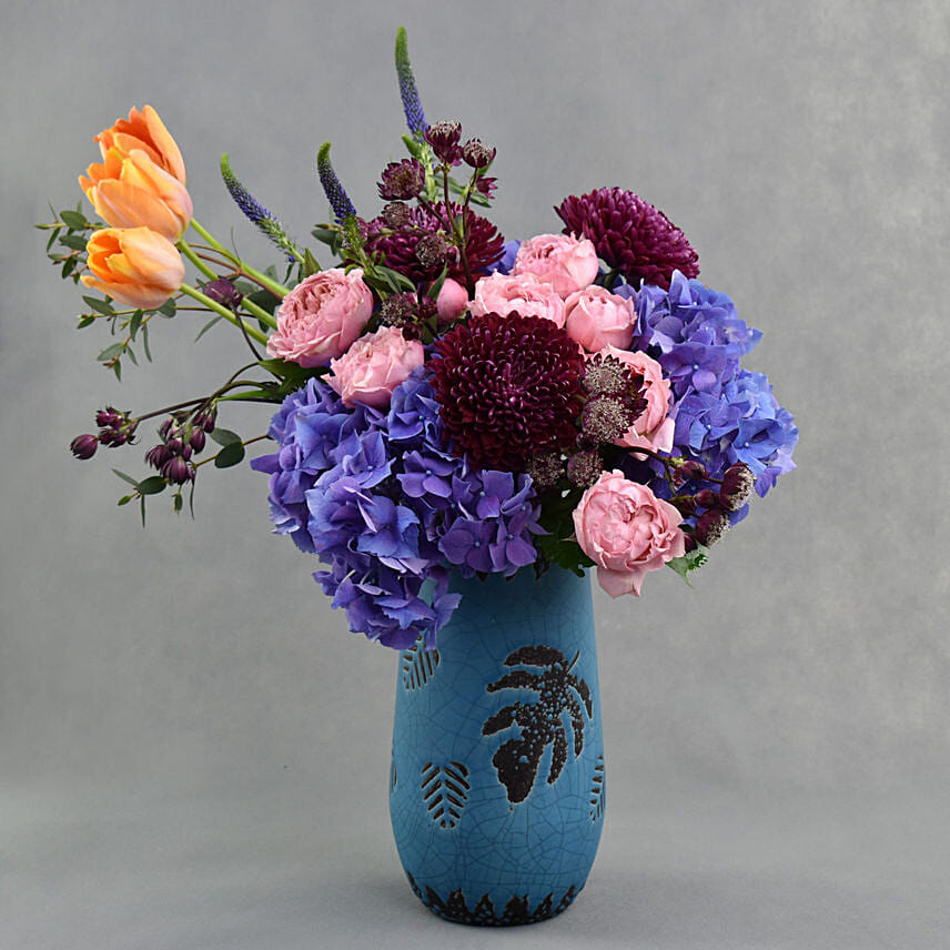Blue Sapphire: Hydrangeas