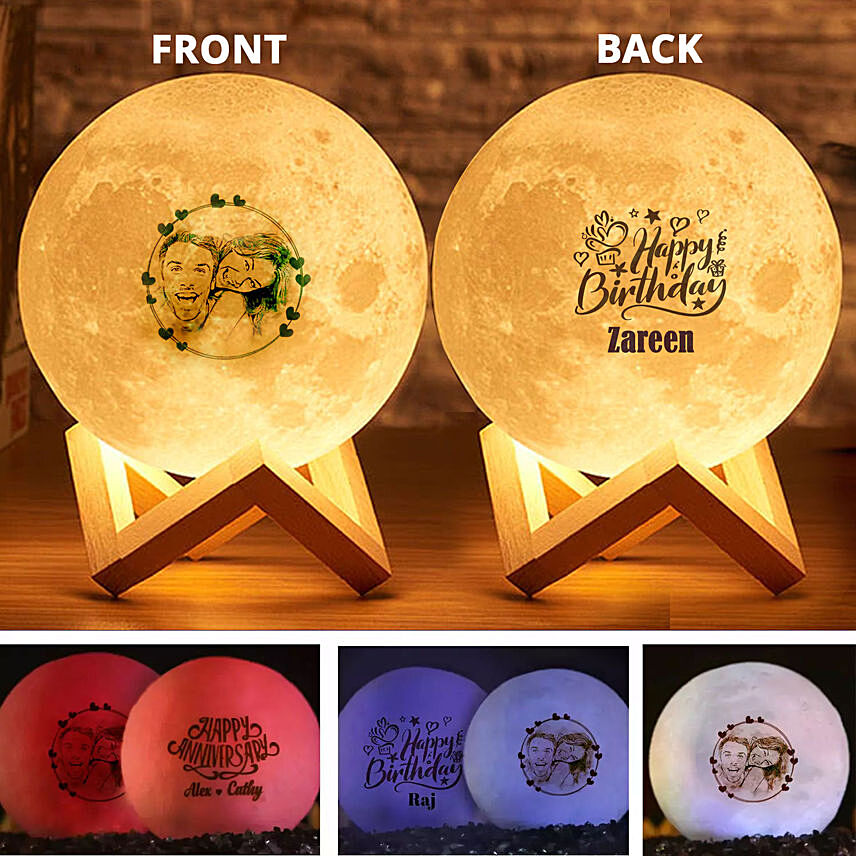 Luminous Lamp with Engraving  10cm: 1st Anniversary Gifts