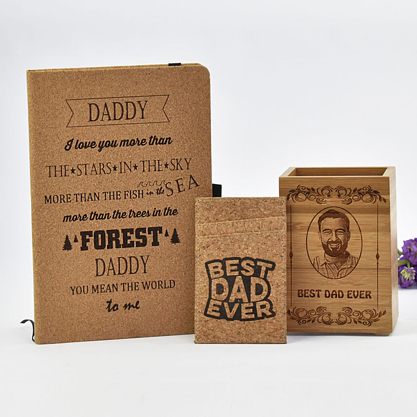 Best Dad Ever Personalised Gift Set: Customized Gifts for him