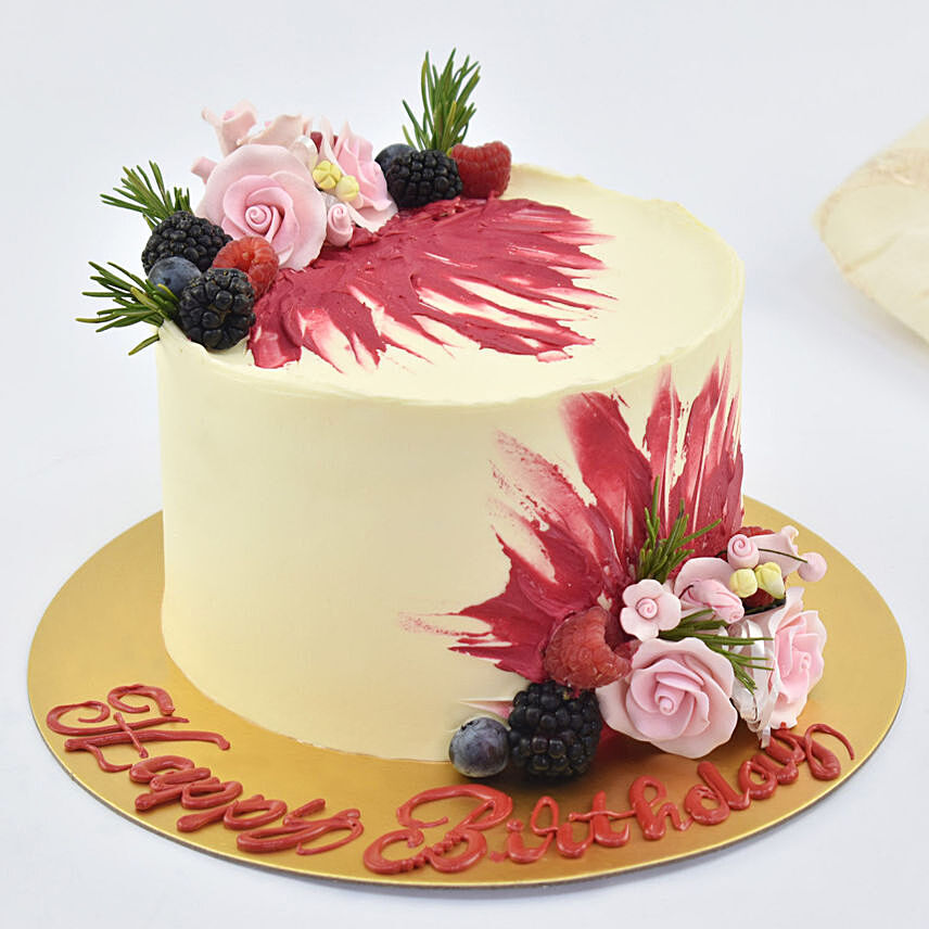 Birthday Surprise Designer Cake: Premium Gifts