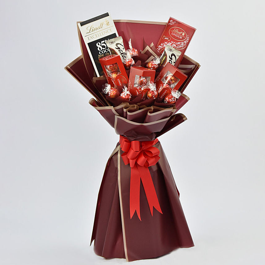 Lindt Chocolate Bouquet: Chocolate Bars 