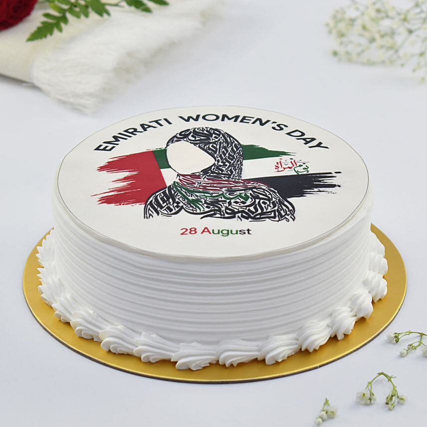 Emirati Womens Day Photo Cake: Women's Day Gifts
