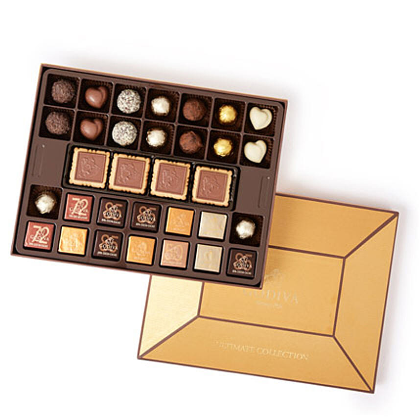 Godiva Chocolates Ultimate Collection Small Box: Dark Chocolates 