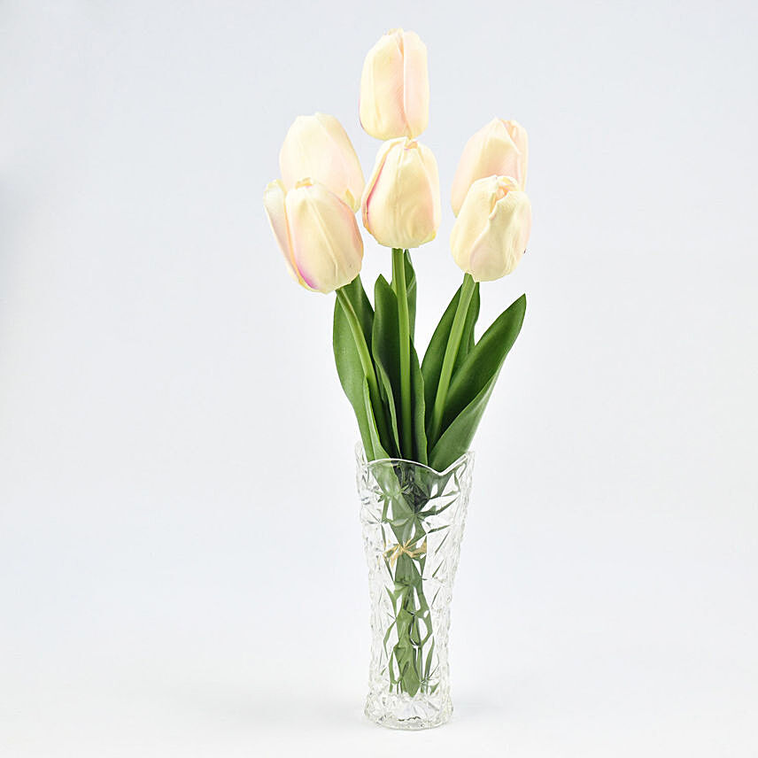 Artificial Pink Tulips: Artificial Flowers 